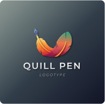 gradient-quill-pen-design-template_23-2149837194 1